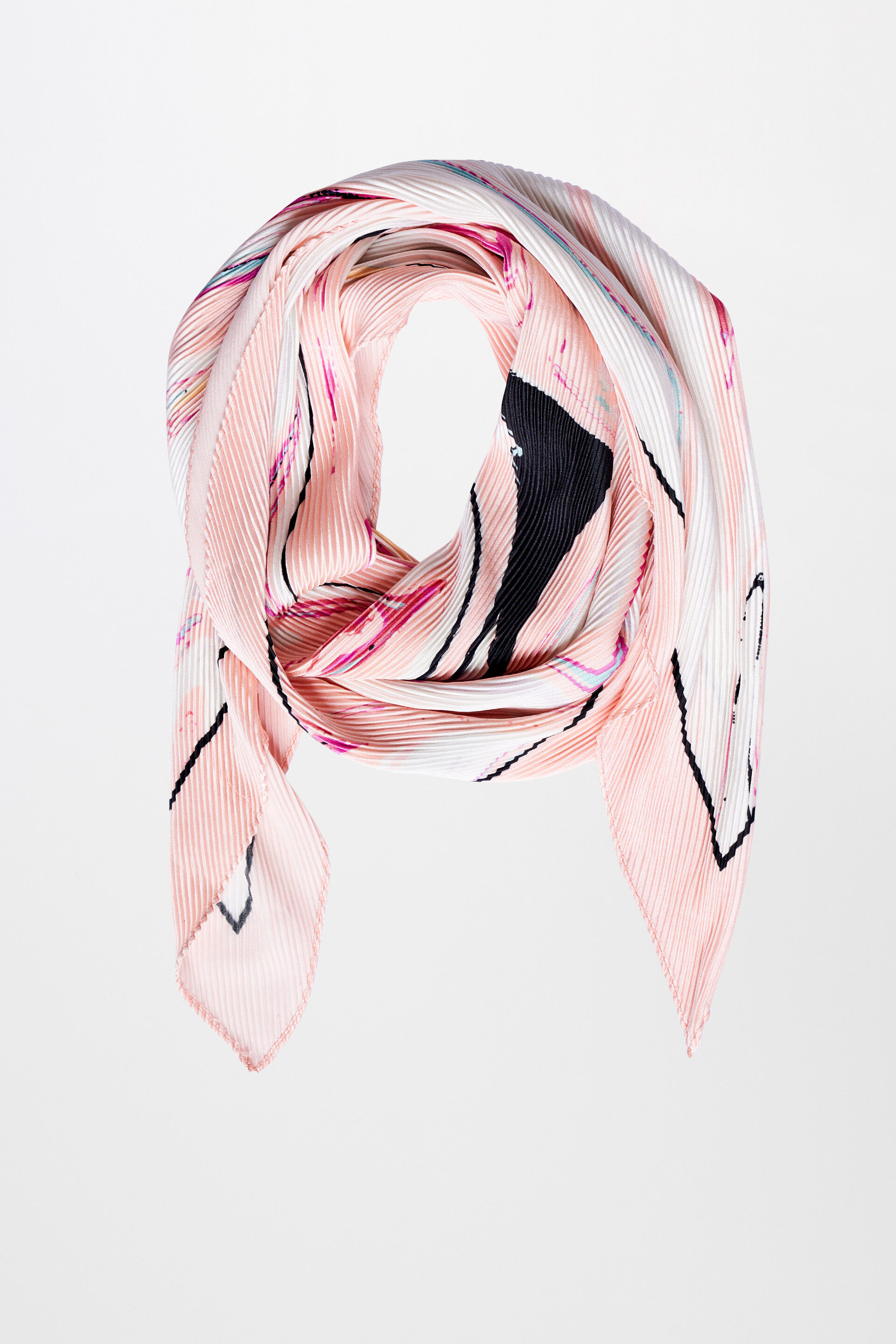 Multi Satin Scarf, , image 1